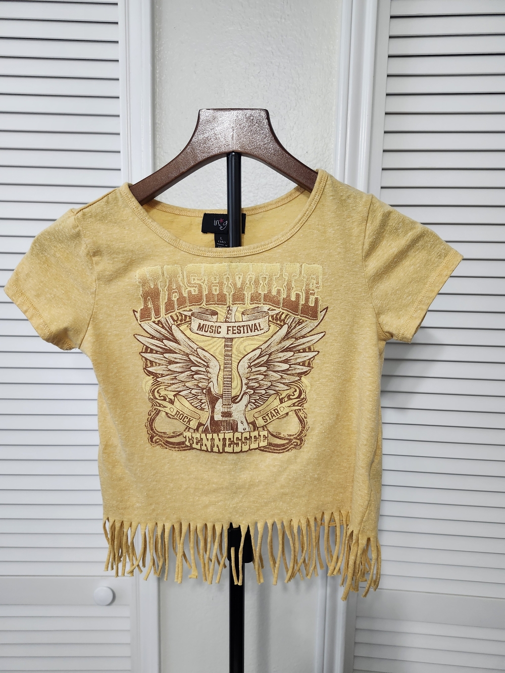 Ing Yellow Nashville Music Festival Fringe Tee - Kids
